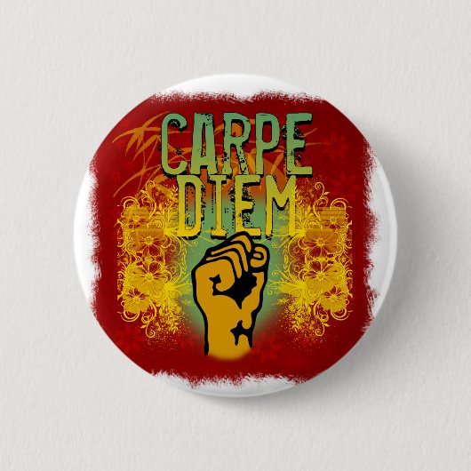 Carpe Diem 缶バッジ (正面)