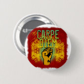 Carpe Diem 缶バッジ (正面&裏面)