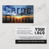 Carpe Diem Coaching名刺 名刺 (正面/裏面)