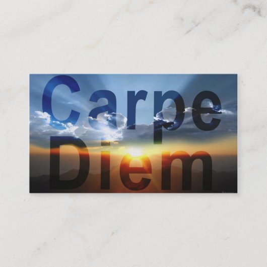 Carpe Diem Coaching名刺 名刺 (正面)