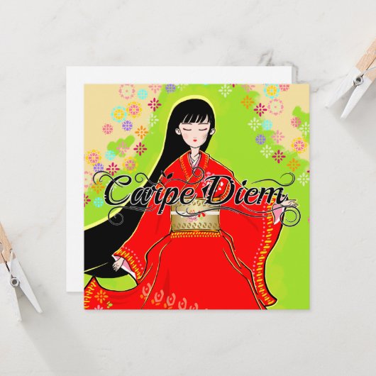 Carpe Diem Maiko カード (正面/裏面インサイチュ)
