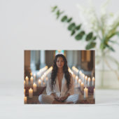 CARPE DIEM - Meditation - Yoga ポストカード (スタンド正面)