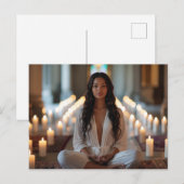 CARPE DIEM - Meditation - Yoga ポストカード (正面/裏面)