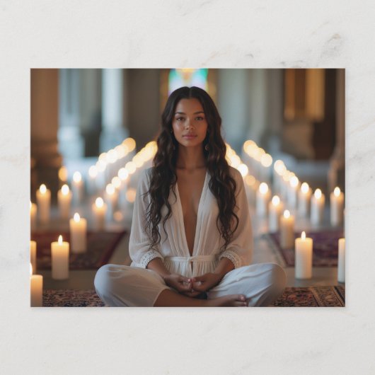 CARPE DIEM - Meditation - Yoga ポストカード (正面)