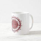 Carpe Diem Quam最低のCredula Postero コーヒーマグカップ (正面右)