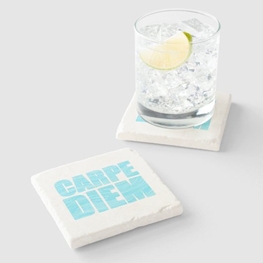 Carpe Diem Stone Coaster ストーンコースター (横)