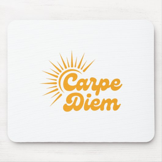 Carpe Diem Sunrise プレミアム マウスパッド (正面)