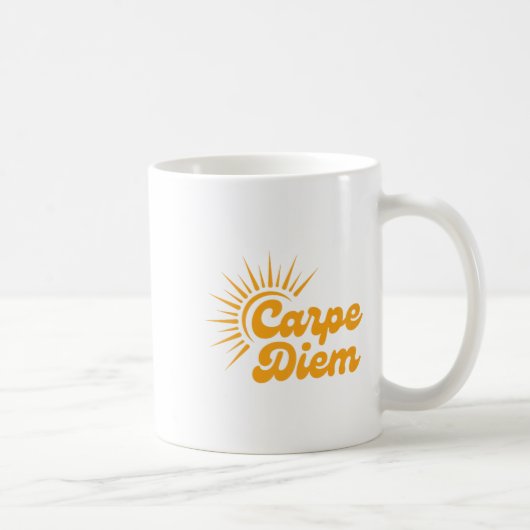 Carpe Diem Sunrise Premium  コーヒーマグカップ (右)