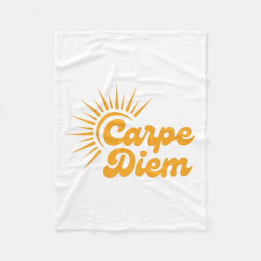Carpe Diem Sunrise Premium  フリースブランケット (正面)