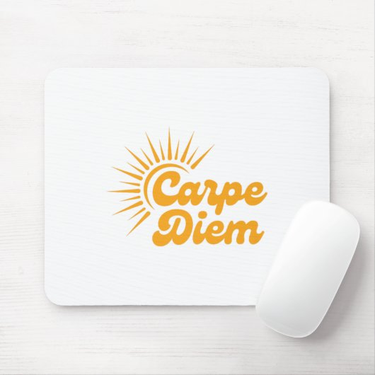 Carpe Diem Sunrise Premium マウスパッド (マウス)