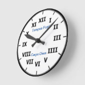 Carpe Diem Wall Clock ラウンド壁時計 (傾斜)