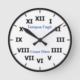 Carpe Diem Wall Clock ラウンド壁時計