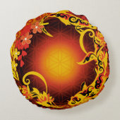 carpe fleur de vie ラウンドクッション (裏面)