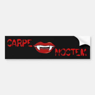 Carpe Noctem バンパーステッカー