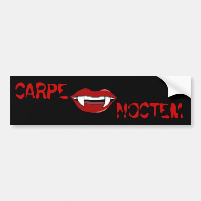 Carpe Noctem バンパーステッカー (正面)