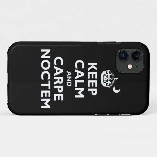 Carpe Noctem! Case-Mate iPhoneケース (裏面(横))
