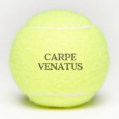 Carpe Venatus ブラックペン硬式テニスボール テニスボール (正面)