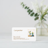 carpenterサービス編集可能名刺 名刺 (スタンド正面)