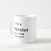 Carpenter コーヒーマグカップ (正面左)