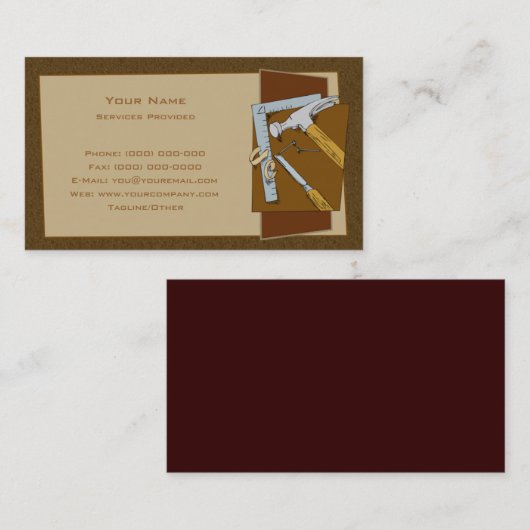 Carpenter 名刺 (正面/裏面)