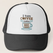 Carpenter Builder I Turn Coffee Into Houses キャップ (正面)