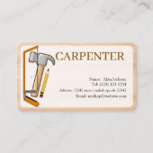CARPENTER Business card editable 名刺 (正面)