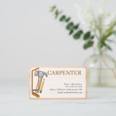 CARPENTER Business card editable 名刺 (スタンド正面)