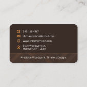 Carpenter Carpentry 名刺 (裏面)