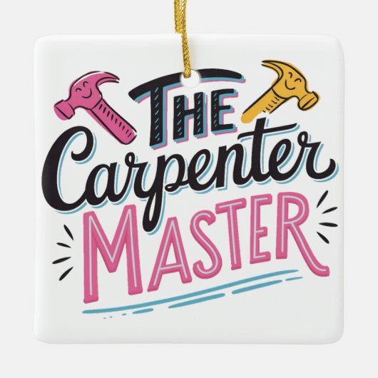 Carpenter job master  セラミックオーナメント (正面)