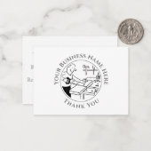 Carpenter Thank You Noteカード ノートカード (正面/裏面インサイチュ)