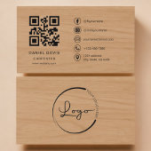 Carpenter Wood Professional QR Code 名刺