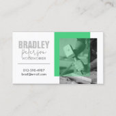 Carpenter Woodworkerカスタマイズ可能なイメージ 名刺 (正面)