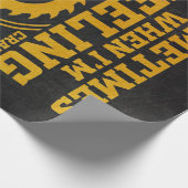 Carpenter Woodworker Quote Design ラッピングペーパー (角)