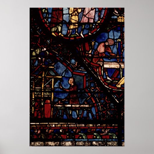 Carpenters at work, from the Life of St. ポスター (正面)