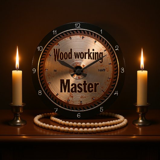 Carpenter's Saw Blade ラージ壁時計