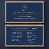 Carpentry Services Company Wood 名刺