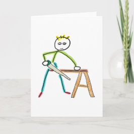 Carpentry Stickman カード