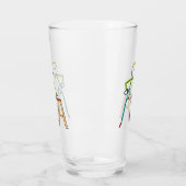 Carpentry Stickman タンブラーグラス (左)