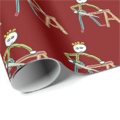 Carpentry Stickman ラッピングペーパー (ロールコーナー)