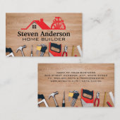 Carpentry Tools | Construction Logo 名刺 (正面/裏面)