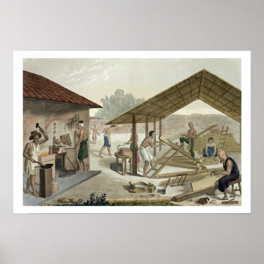 Carpentry Workshop in Kupang, Timor,プレート6 from ポスター (正面)