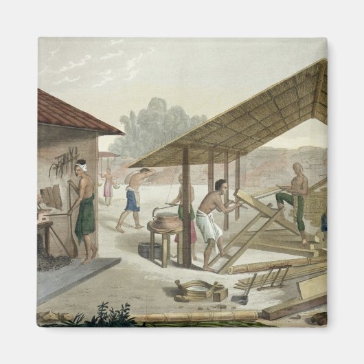 Carpentry Workshop in Kupang, Timor,プレート6 from マグネット (正面)