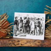 Carpet Bagers、1860年代後半(版木、銅版、版画) (写真はモノクロ) フォトプラーク (側面)