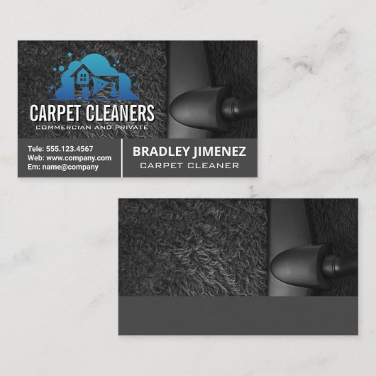 Carpet Cleaner | Vacuuming Machine | Home 名刺 (正面/裏面)
