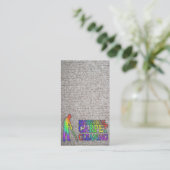 Carpet Cleaning Service Business Card 名刺 (スタンド正面)