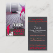 Carpet Cleaning Service Business Card 名刺 (正面/裏面)