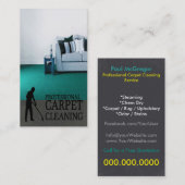 Carpet Cleaning Service Business Card 名刺 (正面/裏面)