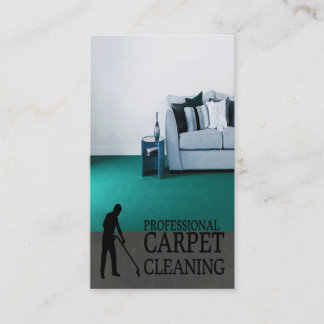 Carpet Cleaning Service Business Card 名刺