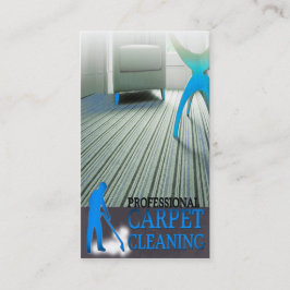 Carpet Cleaning Service Business Card 名刺