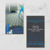 Carpet Cleaning Service Business Card 名刺 (正面/裏面)